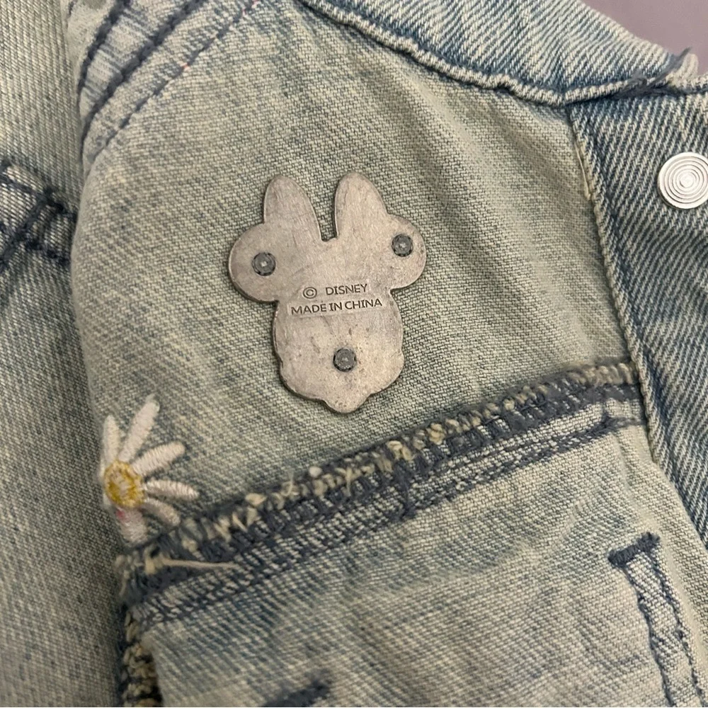 Disney Minnie Mouse Girls Jean‎ Jacket with embroidery